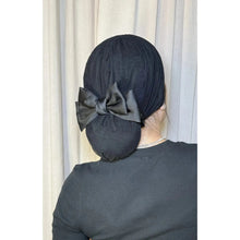Avigail Lahiani, Headpiece - Black Bow Scrunchie-Headband-The Little Tichel Lady