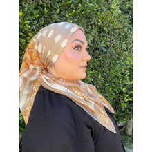 Dior Authentic Designer Headscarf, Baroque Polka Dots-Designer headscarf-The Little Tichel Lady