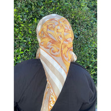 Dior Authentic Designer Headscarf, Baroque Polka Dots-Designer headscarf-The Little Tichel Lady