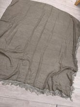 Signature XL Israeli Cotton Square - Muted Olive-square-The Little Tichel Lady