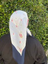 YSL Authentic Designer Headscarf,  Floral Panels