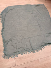 Signature XL Israeli Cotton Square - Muted Turquoise-square-The Little Tichel Lady