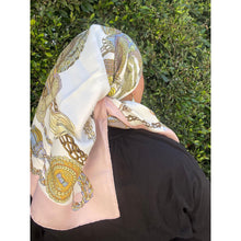 Hermes Authentic Vintage Designer Headscarf, Le Timbalier-Designer headscarf-The Little Tichel Lady