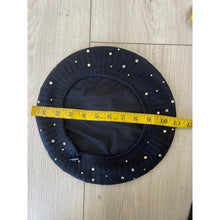 Studded Crystal Beret - Black-Beret-The Little Tichel Lady
