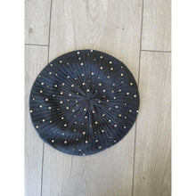 Studded Crystal Beret - Gray-Beret-The Little Tichel Lady