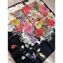 Gucci Authentic Vintage Designer Headscarf, Vivid Flora-Designer headscarf-The Little Tichel Lady