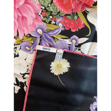 Gucci Authentic Vintage Designer Headscarf, Vivid Flora-Designer headscarf-The Little Tichel Lady