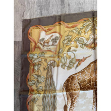 Ferragamo Authentic Vintage Designer Headscarf, Safari Story-Designer headscarf-The Little Tichel Lady