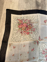 YSL Authentic Designer Headscarf,  Floral Panels