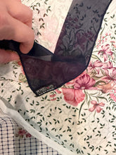 YSL Authentic Designer Headscarf,  Floral Panels