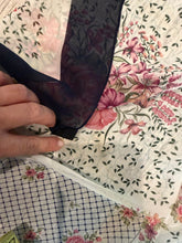YSL Authentic Designer Headscarf,  Floral Panels
