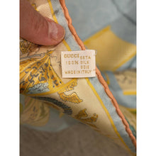 Gucci Authentic Vintage Designer Headscarf, Teacups & Cherubs-Designer headscarf-The Little Tichel Lady