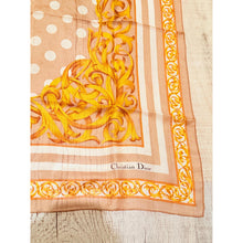 Dior Authentic Designer Headscarf, Baroque Polka Dots-Designer headscarf-The Little Tichel Lady