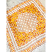 Dior Authentic Designer Headscarf, Baroque Polka Dots-Designer headscarf-The Little Tichel Lady