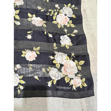 YSL Authentic Vintage Designer Headscarf, Floral Bloom-Designer headscarf-The Little Tichel Lady