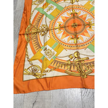 Lancel Authentic Vintage Designer Headscarf, Nautical Print-Designer headscarf-The Little Tichel Lady