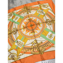 Lancel Authentic Vintage Designer Headscarf, Nautical Print-Designer headscarf-The Little Tichel Lady
