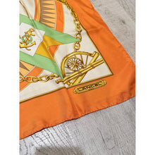 Lancel Authentic Vintage Designer Headscarf, Nautical Print-Designer headscarf-The Little Tichel Lady