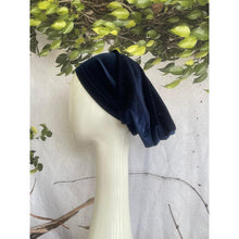 Slip-On Hat w/ Velcro - Navy-Hat-The Little Tichel Lady