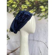 Slip-On Hat w/ Velcro - Navy-Hat-The Little Tichel Lady