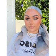 Heirloom Bloom Square Tichel - Taupe/Rust-square-The Little Tichel Lady