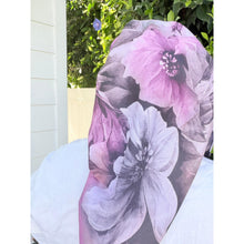 Heirloom Bloom Square Tichel - Lavender/Purple-square-The Little Tichel Lady