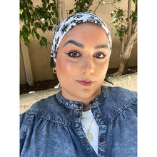 Wildflower Bandana Print Squares - Olive/White-Squares-The Little Tichel Lady