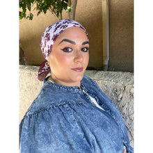 Wildflower Bandana Print Squares - Wine/White-Squares-The Little Tichel Lady