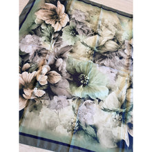Heirloom Bloom Square Tichel - Olive-square-The Little Tichel Lady