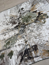 Turkish Satin Square Prints - Abstract Botanica