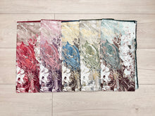 Turkish Satin Square Prints - Abstract Botanica