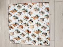 Turkish Satin Square Prints - Paint Strokes