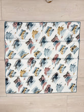 Turkish Satin Square Prints - Paint Strokes