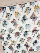 Turkish Satin Square Prints - Paint Strokes