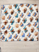 Turkish Satin Square Prints - Paint Strokes