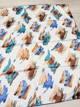 Turkish Satin Square Prints - Paint Strokes