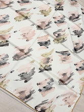 Turkish Satin Square Prints - Paint Strokes