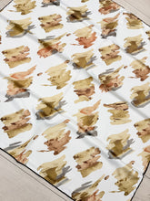 Turkish Satin Square Prints - Paint Strokes