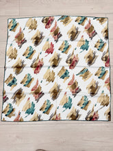 Turkish Satin Square Prints - Paint Strokes