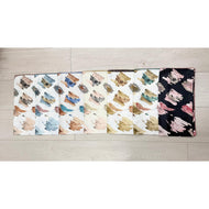 Turkish Satin Square Prints - Paint Strokes-Squares-The Little Tichel Lady
