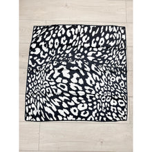 Turkish Satin Square Print - Black/White-Squares-The Little Tichel Lady