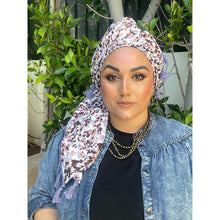 Israeli Tassel Embroidered Very Large Square - Splatter Print-Squares-The Little Tichel Lady