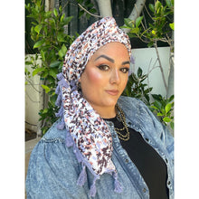 Israeli Tassel Embroidered Very Large Square - Splatter Print-Squares-The Little Tichel Lady