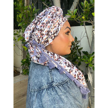 Israeli Tassel Embroidered Very Large Square - Splatter Print-Squares-The Little Tichel Lady