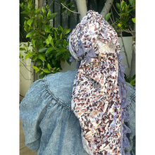 Israeli Tassel Embroidered Very Large Square - Splatter Print-Squares-The Little Tichel Lady