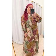 Marrakesh Mosaic Maxi Dress-dress-The Little Tichel Lady