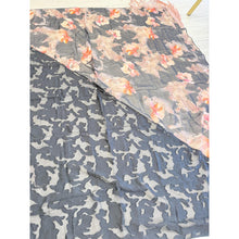 Exquisite Oversized Luxe Square - Black Floral-Squares-The Little Tichel Lady