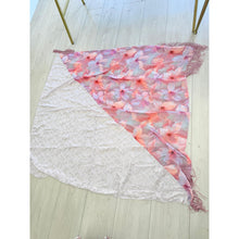 Exquisite Oversized Luxe Square - Pink/Purple Floral Watercolor-Squares-The Little Tichel Lady