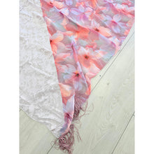 Exquisite Oversized Luxe Square - Pink/Purple Floral Watercolor-Squares-The Little Tichel Lady
