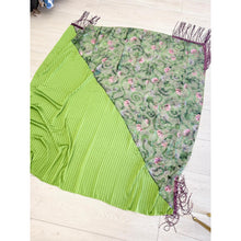 Exquisite Oversized Luxe Square - Olive & Lime Floral-Squares-The Little Tichel Lady